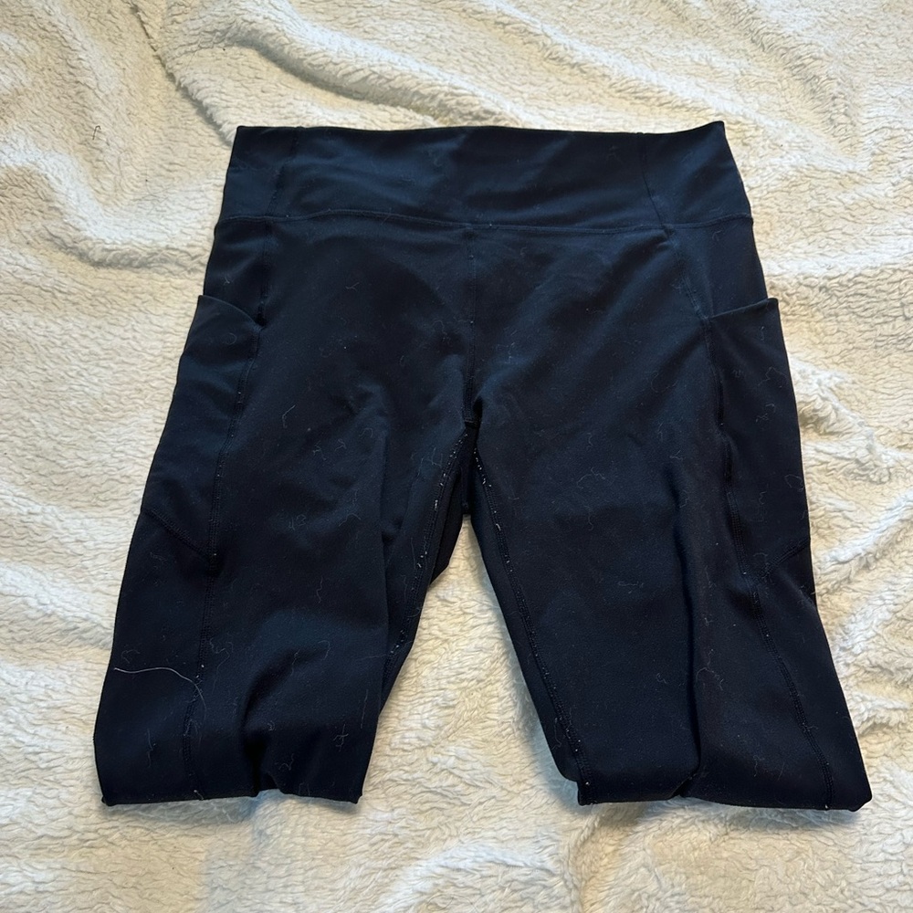 5/$20 fabletics Black High-Waisted Leggings